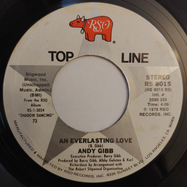 Andy Gibb : Shadow Dancing / An Everlasting Love (7", Single, RE)