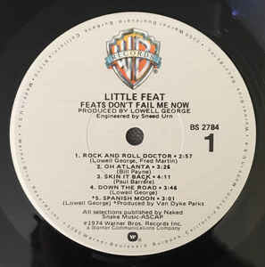 Little Feat : Feats Don't Fail Me Now (LP, Album, RE, Win)