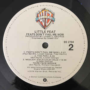 Little Feat : Feats Don't Fail Me Now (LP, Album, RE, Win)