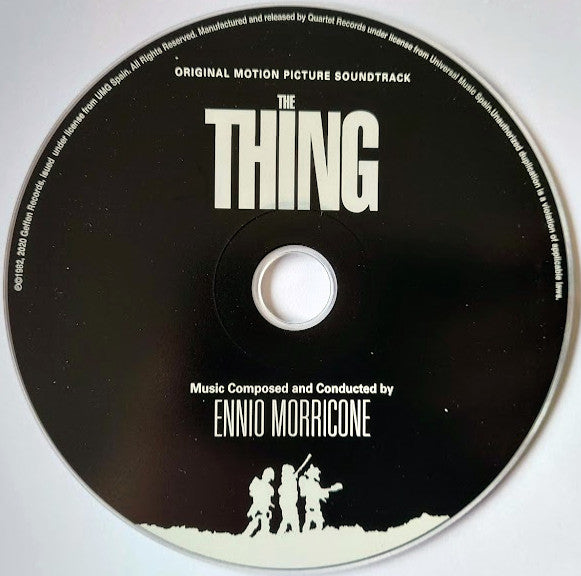 Ennio Morricone : The Thing (Original Motion Picture Soundtrack) (CD, Album, RE, RM)