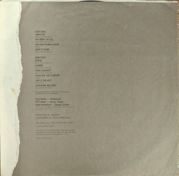 Genesis : Abacab (LP, Album, GYM)