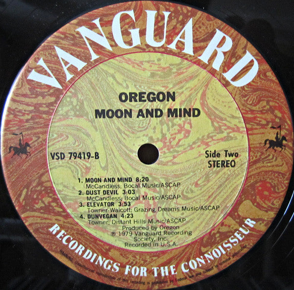 Oregon : Moon And Mind (LP, Album, Pit)