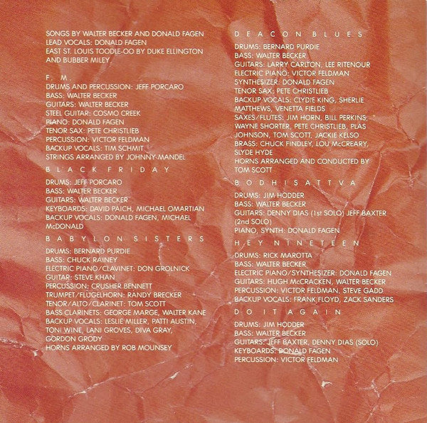 Steely Dan : A Decade Of Steely Dan (CD, Comp, RM)