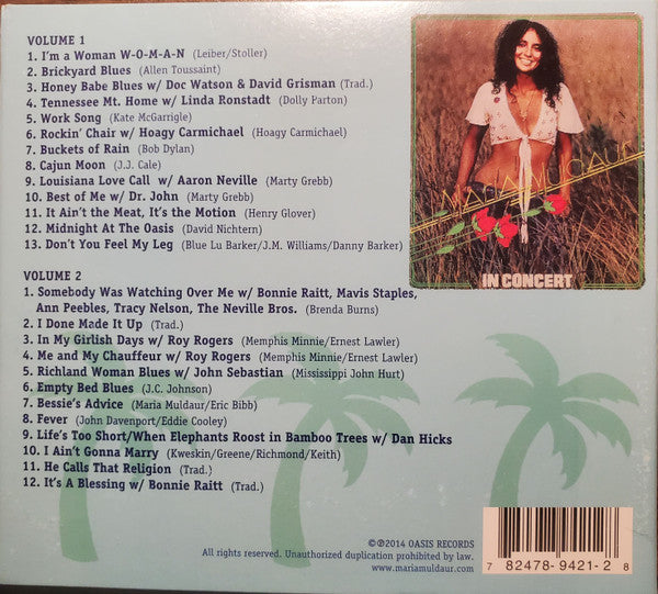 Maria Muldaur : Way Past Midnight (2xCD, Comp, Dig)