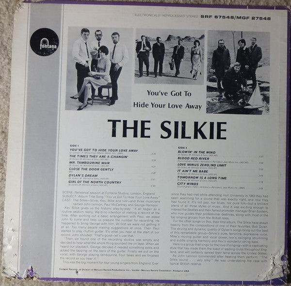 The Silkie : You've Got To Hide Your Love Away (LP, Album)