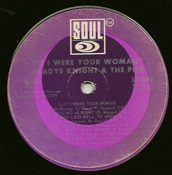 Gladys Knight And The Pips : If I Were Your Woman (LP, Album)