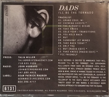 Dads (2) : I'll Be The Tornado (CD, Album, Promo)