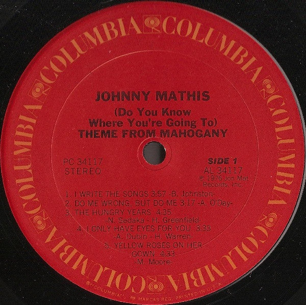 Johnny Mathis : I Only Have Eyes For You (LP, Album)