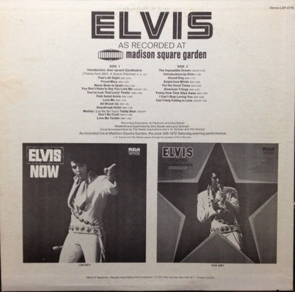 Elvis Presley : Elvis As Recorded At Madison Square Garden (LP, Album)