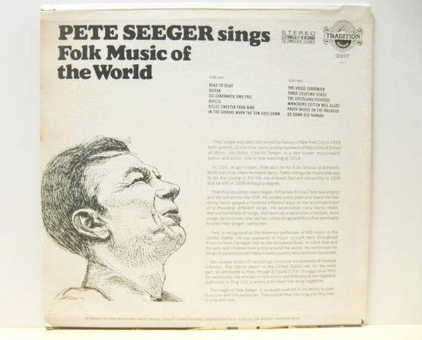 Pete Seeger : Sings Folk Music Of The World (LP, Album)