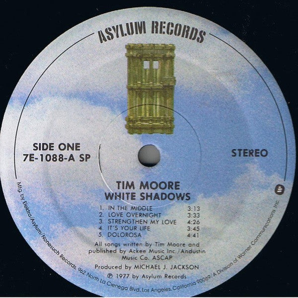 Tim Moore : White Shadows (LP, Album, Spe)