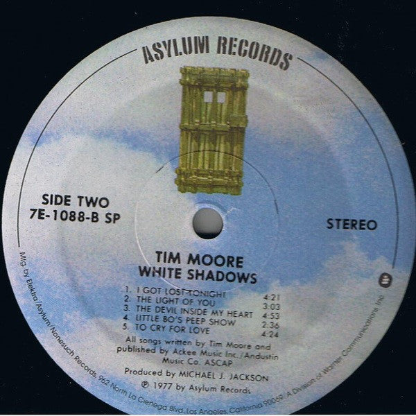 Tim Moore : White Shadows (LP, Album, Spe)