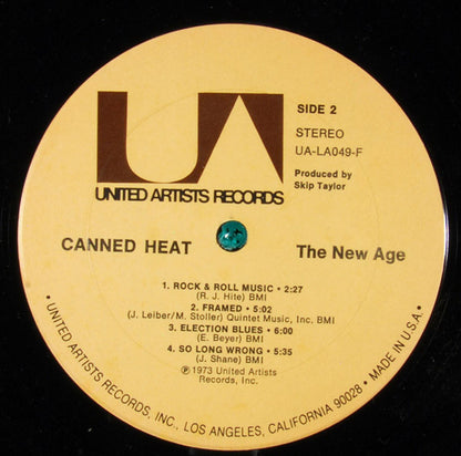 Canned Heat : The New Age (LP, Album)