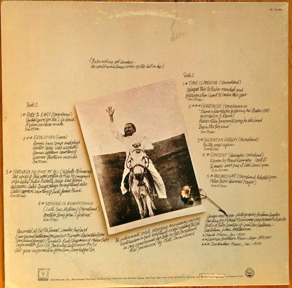 Pete Townshend : Who Came First (LP, Album, Glo)