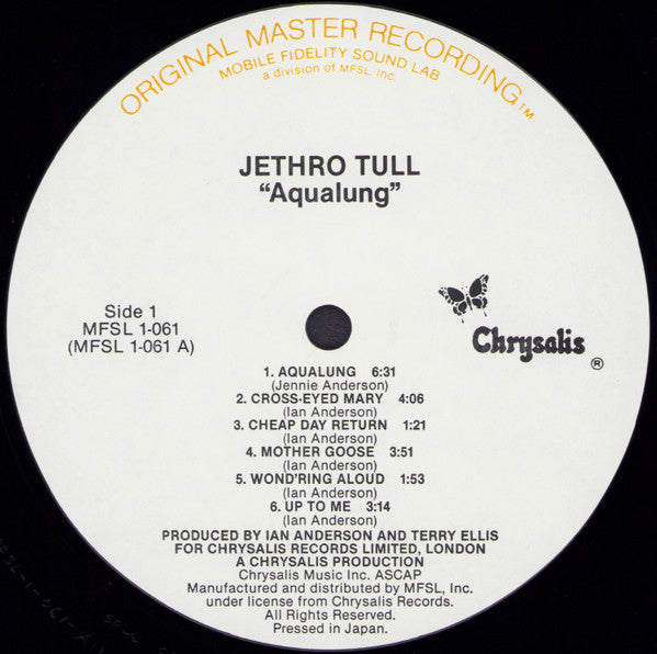 Jethro Tull : Aqualung (LP, Album, Ltd, RE, RM)