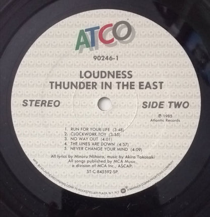 Loudness (5) : Thunder In The East (LP, Album, Spe)