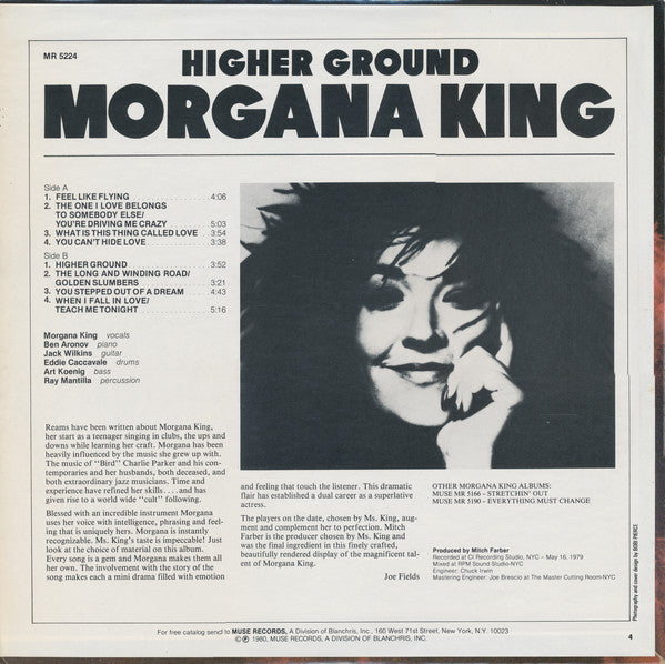 Morgana King : Higher Ground (LP, Album)