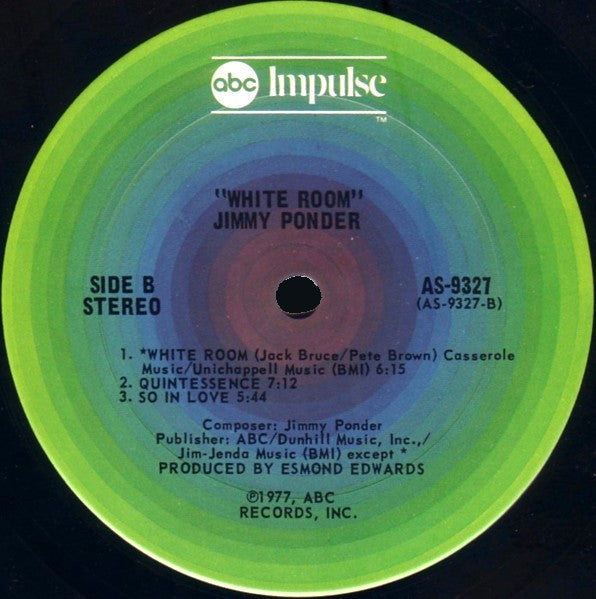 Jimmy Ponder : White Room (LP, Album)