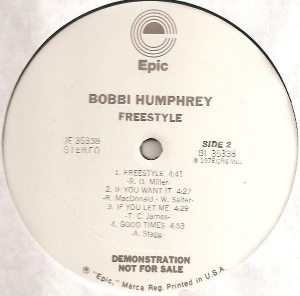 Bobbi Humphrey : Freestyle (LP, Album, Promo)