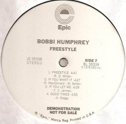 Bobbi Humphrey : Freestyle (LP, Album, Promo)