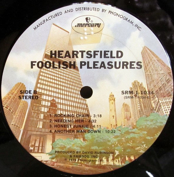 Heartsfield : Foolish Pleasures (LP, Ter)