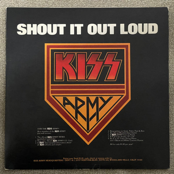 Kiss : Destroyer (LP, Album, RP, Pit)