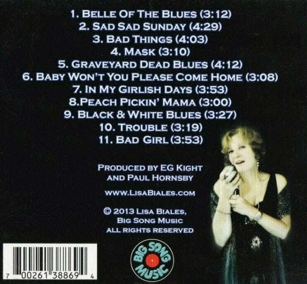 Lisa Biales : Belle Of The Blues (CD, Album)