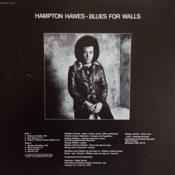 Hampton Hawes : Blues For Walls (LP, Album, Promo)