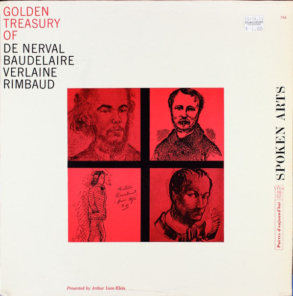 Various : Golden Treasury Of De Nerval, Baudelaire, Verlaine, Rimbaud (LP)