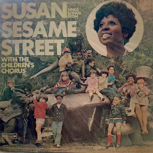 Susan Robinson With The Children's Chorus (2) : Susan Sings Songs From Sesame Street (LP, Album, RP, Ste)