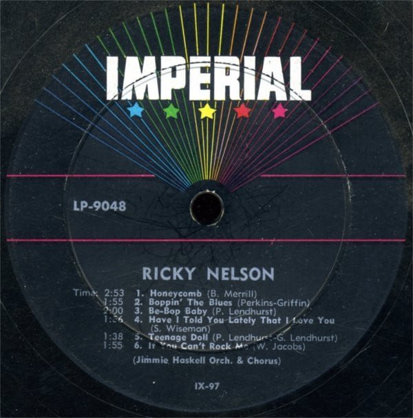 Ricky Nelson (2) : Ricky (LP, Album)