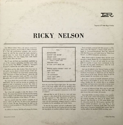 Ricky Nelson (2) : Ricky (LP, Album)