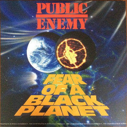 Public Enemy : Fear Of A Black Planet (LP, Blu + LP, Bro + Album, Club, RE, Gat)