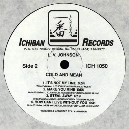 L. V. Johnson : Cold & Mean (LP, Album)