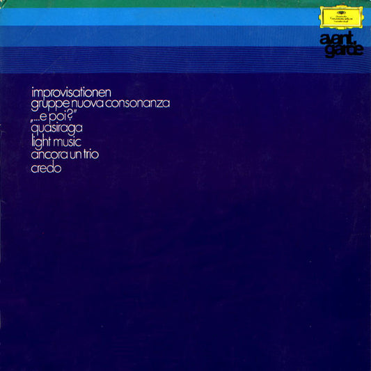 Gruppo di Improvvisazione Nuova Consonanza : Improvisationen (LP, Album)