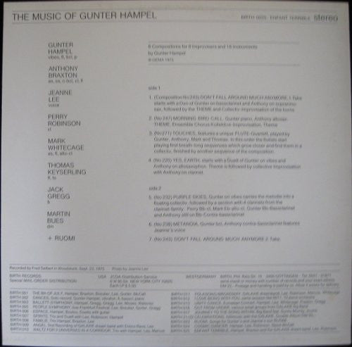 Gunter Hampel : Enfant Terrible (LP, Album)