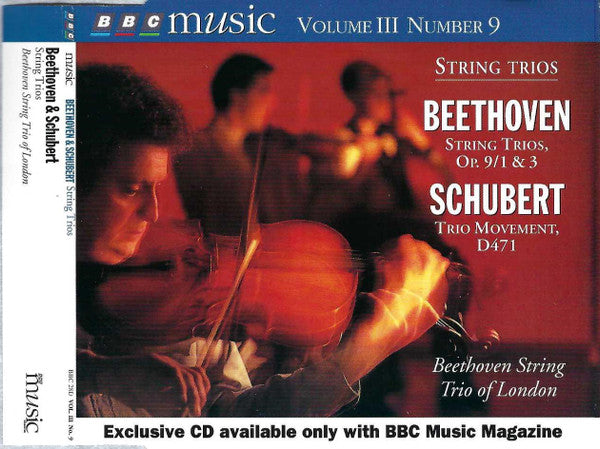 Ludwig van Beethoven / Franz Schubert - Beethoven String Trio Of London : String Trios (String Trios, Op. 9/1 & 3 / Trio Movement, D471) (CD)