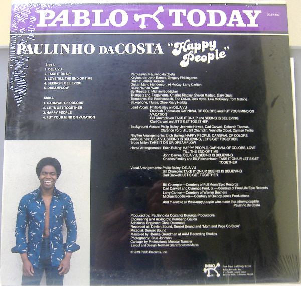 Paulinho Da Costa : Happy People (LP, Album)