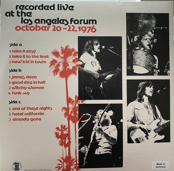 Eagles : Live At The Forum '76 (LP + LP, S/Sided, Etch + Album, 180)