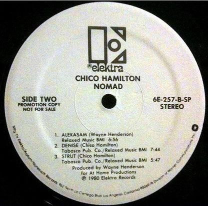 Chico Hamilton : Nomad (LP, Album, Promo, SP )