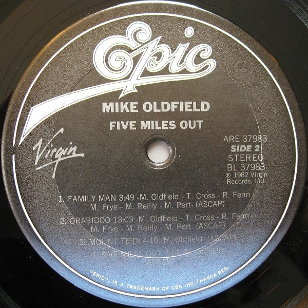 Mike Oldfield : Five Miles Out (LP, Album, Ter)