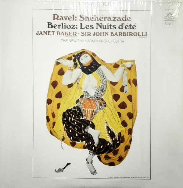 Maurice Ravel / Hector Berlioz – Janet Baker, Sir John Barbirolli, New Philharmonia Orchestra : Ravel: Les Nuits D'Été / Berlioz: Shéhérazade (LP)