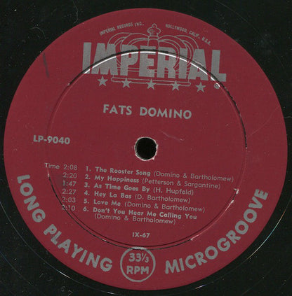 Fats Domino : This Is Fats (LP, Album, Mono)