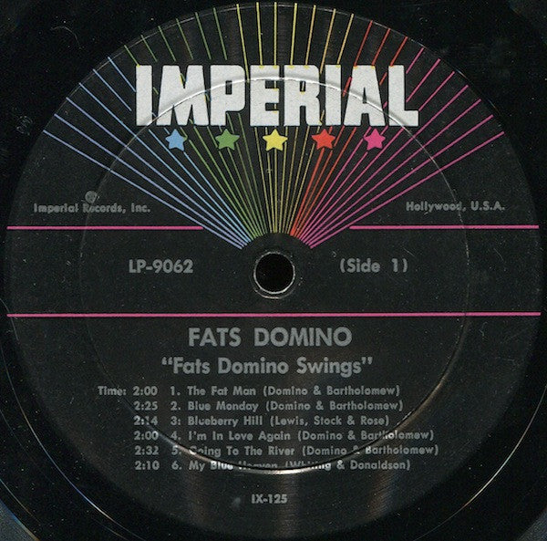 Fats Domino : Fats Domino Swings (LP, Album, Mono)