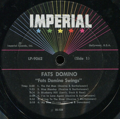 Fats Domino : Fats Domino Swings (LP, Album, Mono)