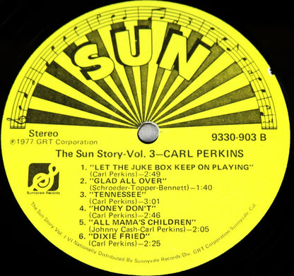 Carl Perkins : The Sun Story Vol.3 (LP, Comp)