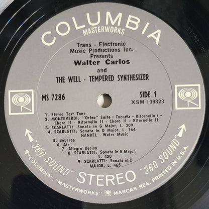 Walter Carlos : The Well-Tempered Synthesizer (LP, Album)