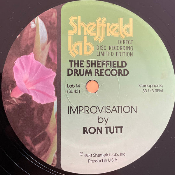 Jim Keltner / Ron Tutt : The Sheffield Drum Record (12", Ltd, Dir)