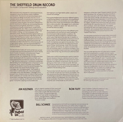 Jim Keltner / Ron Tutt : The Sheffield Drum Record (12", Ltd, Dir)