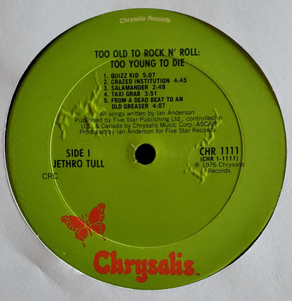 Jethro Tull : Too Old To Rock 'N' Roll: Too Young To Die! (LP, Album, Club, Gat)